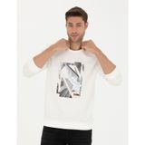 Pierre Cardin Erkek Ekru Sweatshirt 50273418-vr019