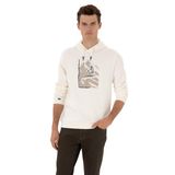 Pierre Cardin Erkek Ekru Sweatshirt 50313893-VR019