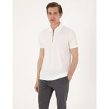 Pierre Cardin Erkek Ekru Ultralight Kumaş Slim Fit Polo Yaka Tişört 50302623-VR019