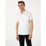 Pierre Cardin Erkek Ekru Ultralight Kumaş Slim Fit Polo Yaka Tişört 50302631-VR019