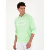 Pierre Cardin Erkek Fıstık Yeşili Regular Fit Sweatshirt 50285219-Vr087