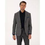 Pierre Cardin Erkek Füme Slim Fit Balıksırtı Ceket 50317640-VR058 - 6 Drop