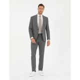 Pierre Cardin Erkek Füme Slim Fit Çizgili Takım Elbise 50295219-VR058 - 6