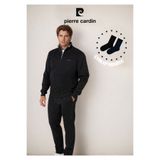 Pierre Cardin Erkek Giyim %100 Pamuk Yarım Fermuarlı Eşofman Takımı (Çorap Hediye) L1.PC.6116.001