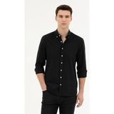 Pierre Cardin Erkek Gömlek 1834697 - Siyah - XL