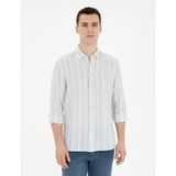 Pierre Cardin Erkek Gömlek - 3XL - Mavi
