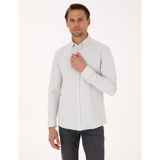 Pierre Cardin Erkek Gri Gömlek Desenli 50307162-VR024