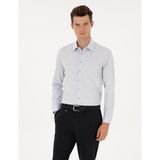 Pierre Cardin Erkek Gri Gömlek Desenli 50312330-VR024