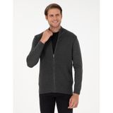 Pierre Cardin Erkek Gri Melanj Hırka Triko 50300497-vr086