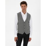 Pierre Cardin Erkek Gri Melanj Yelek Triko 50317313-vr086 Gri Melanj
