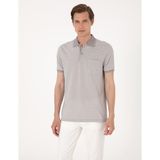 Pierre Cardin Erkek Gri Regular Fit Tişört 50307848-VR024