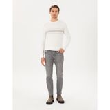 Pierre Cardin Erkek Gri Slim Fit Jean Pantolon 50295868-Vr024 - 30