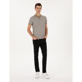 Pierre Cardin Erkek Gri Slim Fit Jean Pantolon 50317292-VR024 - 32 - 34
