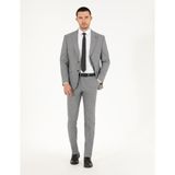 Pierre Cardin Erkek Gri Slim Fit Takım Elbise 50264980-VR024 - 6 Drop