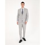 Pierre Cardin Erkek Gri Slim Fit Yün Karışımlı Takım Elbise 50285902-VR024 - 46 - 6 Drop