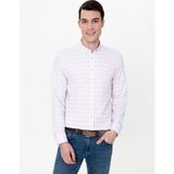 Pierre Cardin Erkek Gül Kurusu Slim Fit Uzun Kollu Gömlek 50247126-VR026 - 3XL