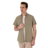 Pierre Cardin Erkek Haki Gömlek Kısa Kollu 50303287-VR027
