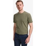 Pierre Cardin Erkek Haki Regular Fit Bisiklet Yaka Tişört 50327857-VR027 - 3XL