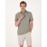 Pierre Cardin Erkek Haki Regular Fit Tişört 50306862-VR027