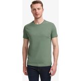 Pierre Cardin Erkek Haki Slim Fit %100 Pamuk Bisiklet Yaka Basic Tişört 50325307-VR027 - 3XL