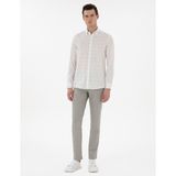 Pierre Cardin Erkek Haki Slim Fit Yazlık Kanvas Pantolon 50301803-VR027 - 31 - 32