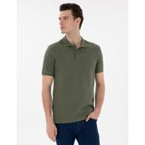 Pierre Cardin Erkek Haki Tişört Basic 50306552-VR027