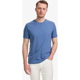 Pierre Cardin Erkek Indigo Melanj Regular Fit %100 Pamuk Bisiklet Yaka Basic Tişört 50325299-VR155 - İndigo Melanj - 2XL