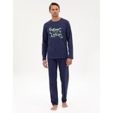 Pierre Cardin Erkek İndigo Pijama Takım 50322652-320