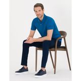Pierre Cardin Erkek Indigo Slim Fit Polo Yaka Merserize Tişört 50262665-VR028 - İndigo