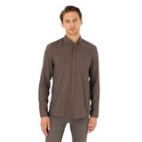 Pierre Cardin Erkek Kahverengi Gömlek Desenli 50292248-vr029