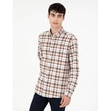 Pierre Cardin Erkek Kahverengi Gömlek Desenli 50292882-vr029