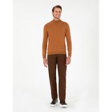 Pierre Cardin Erkek Kahverengi Regular Fit Kanvas Pantolon 50292505-VR029 - 32 - 34