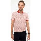 Pierre Cardin Erkek Kiremit Slim Fit Desenli Polo Yaka Tişört 50200308-VR031