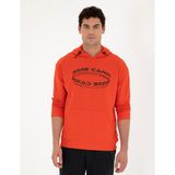 Pierre Cardin Erkek Kırmızı Regular Fit Sweatshirt 50285219-Vr030