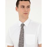 Pierre Cardin Erkek Kısa Kollu Gömlek 1872682 - Beyaz - XL