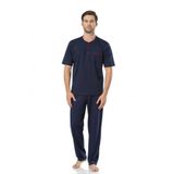 Pierre Cardin Erkek Kısa Kollu Penye Pijama