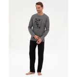 Pierre Cardin Erkek Koyu Gri Pijama Takımı 50322653-VR080 - S