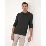 Pierre Cardin Erkek Koyu Haki Slim Fit Sweatshirt 50311678-VR111