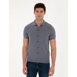 Pierre Cardin Erkek Koyu İndigo Kazak/triko 50289239-VR089, S