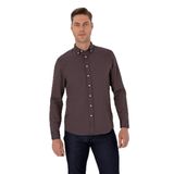 Pierre Cardin Erkek Koyu Kahverengi Gömlek Desenli 50311487-VR084