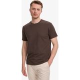 Pierre Cardin Erkek Koyu Kahverengi Regular Fit Tişört 50327857-VR084 - 3XL