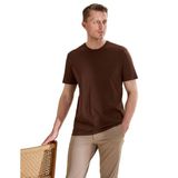 Pierre Cardin Erkek Koyu Kahverengi Tişört Basic 50325299-VR084
