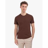 Pierre Cardin Erkek Koyu Kahverengi Tişört Basic 50325307-VR084