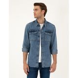 Pierre Cardin Erkek Koyu Mavi Ceket Denim 50288244-vr032