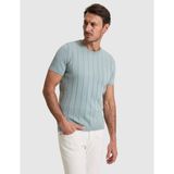 Pierre Cardin Erkek Koyu Mint Slim Fit %100 Pamuk Kısa Kol Triko Tişört Günlük Stil 50325064-VR152 - XL