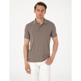 Pierre Cardin Erkek Koyu Vizon Slim Fit Polo Yaka Tişört 50310233-VR241
