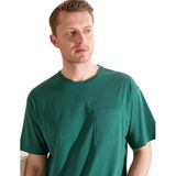 Pierre Cardin Erkek Koyu Yeşil Tişört Basic 50325300-VR079