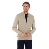 Pierre Cardin Erkek Kum Melanj Hırka Triko 50300497-vr123