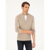 Pierre Cardin Erkek Kum Melanj Hırka Triko 50300508-vr123