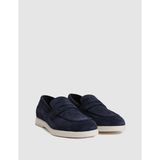 Pierre Cardin Erkek Lacivert Bant Detaylı %100 Deri Süet Loafer Ayakkabı 50327088-VR033